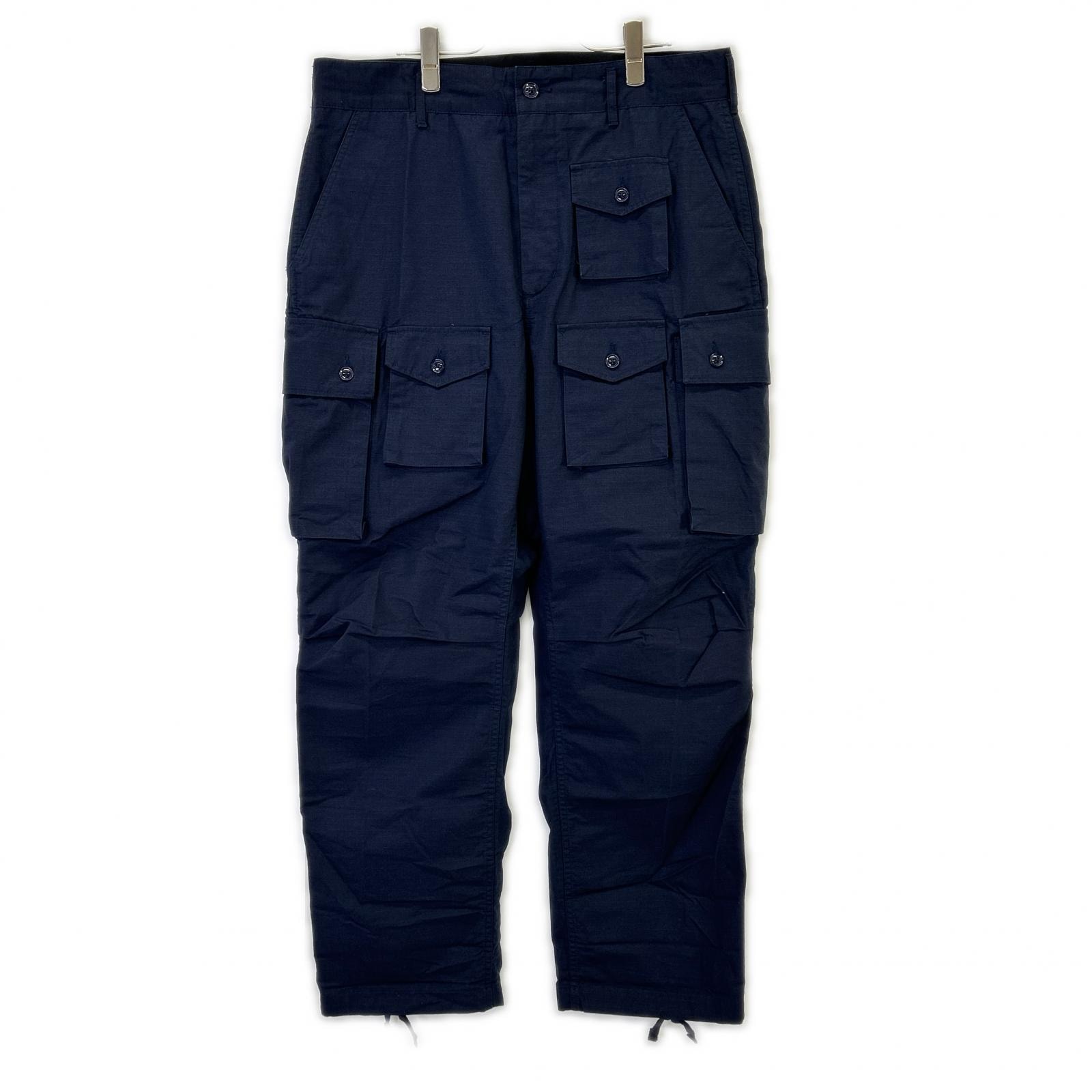 エンジニアードガーメンツ ネイビー IK197 リップストップ FA Pant M