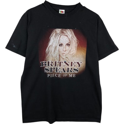 古着 フルーツオブザルーム FRUIT OF THE LOOM BRITNEY SPEARS ブリトニースピアーズ バンドTシャツ バンT メンズM相当/eaa610713