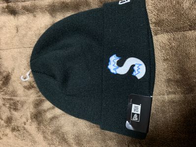 シュプリーム ニューエラ Sロゴ ビーニー ブラック