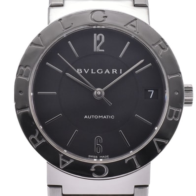 値下 ブルガリ BVLGARI BB33SSD AUTO ブルガリブルガリ デイト 自動巻き メンズ 良品 □#150274