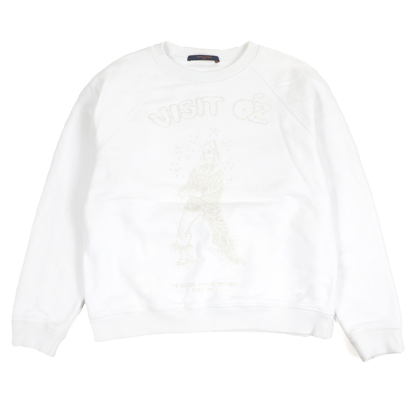 Louis Vuitton Scarcrow Embroidered Sweatshirt "White"