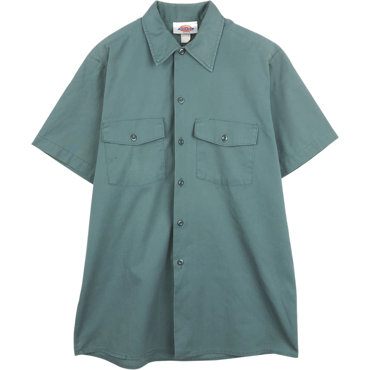 古着 ディッキーズ Dickies 半袖 ワークシャツ USA製 メンズM相当/eaa653012