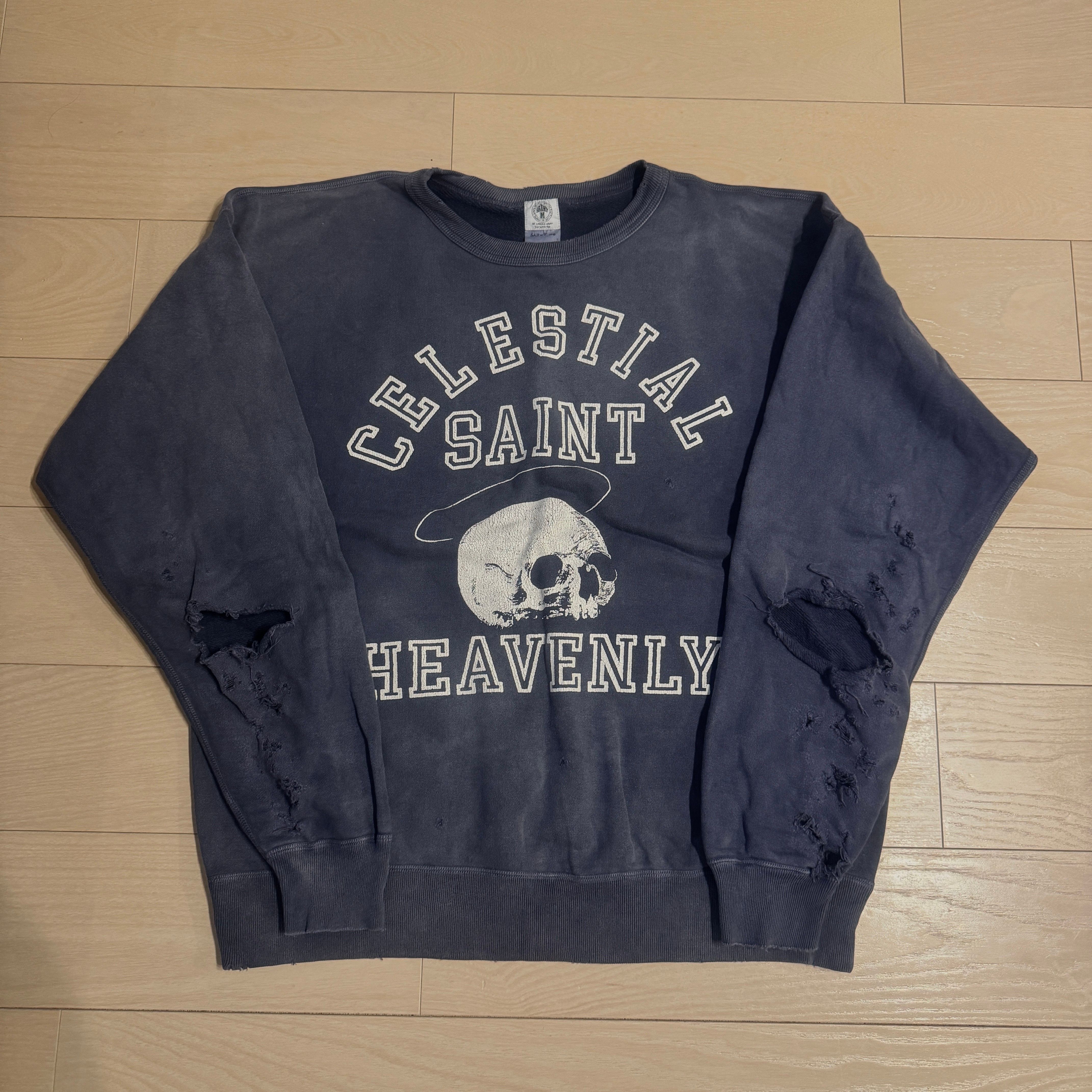 SAINT Mxxxxxx SKULL SWEAT "Navy"