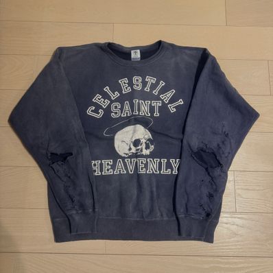 SAINT Mxxxxxx SKULL SWEAT "Navy"