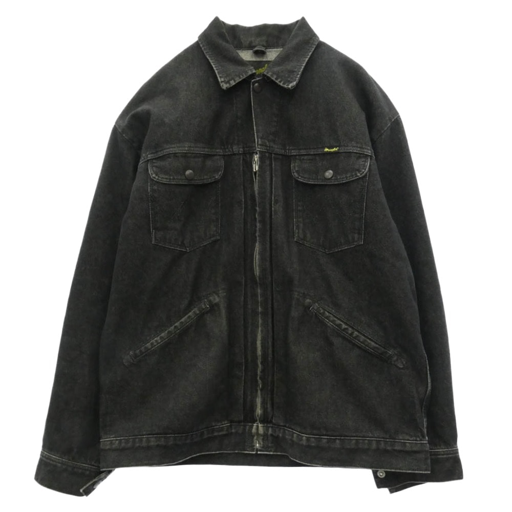 WACKO MARIA ワコマリア 21AW WS9260 xWrangler ラングラー TRUCKER JACKET トラッカー デニム ジャケット ブラック系 M【中古】