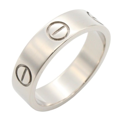 カルティエ CARTIER ラブリング リング・指輪 ジュエリー K18WG(ホワイトゴールド) メンズ レディース シルバー系 B4084700 【中古】