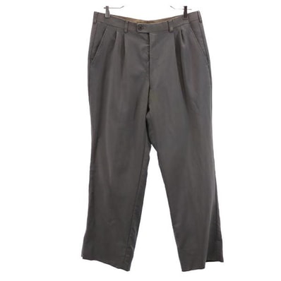 LANVIN ランバン ウール スラックスパンツ グレー系