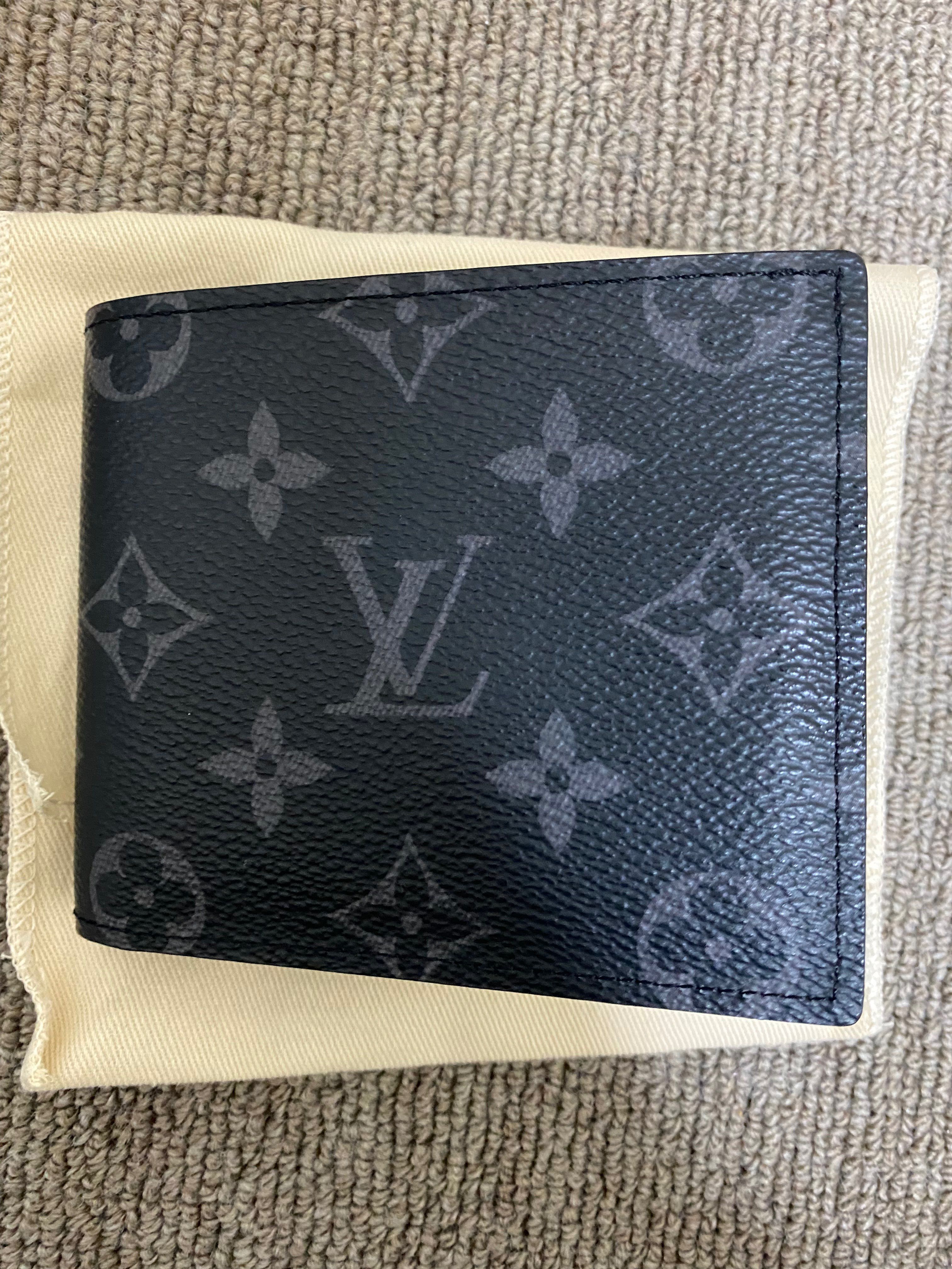 Louis Vuitton Brazza Wallet NM Monogram Eclipse