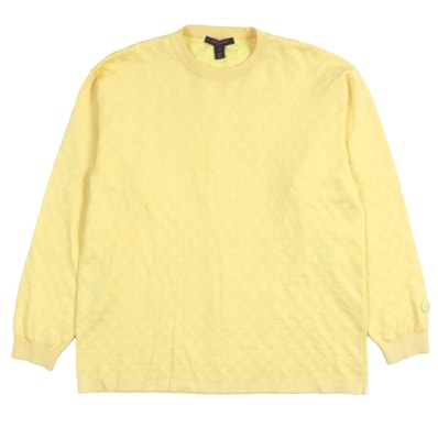 極美品 ルイヴィトン
セーター イエロー メンズ S