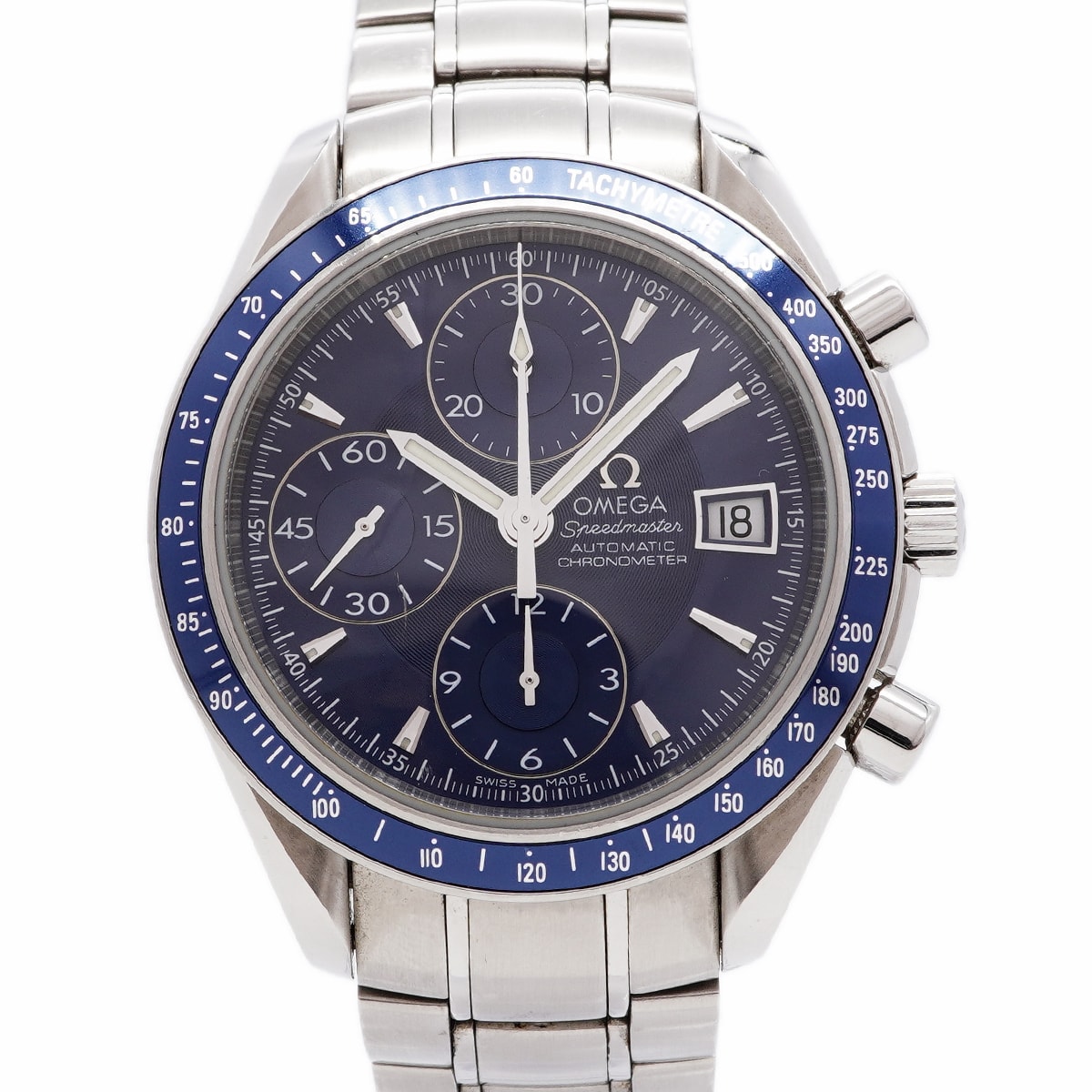 ★最終価格★SALE【6whd0302】オメガ スピードマスター 3212.80 青文字盤【中古】腕時計 メンズ