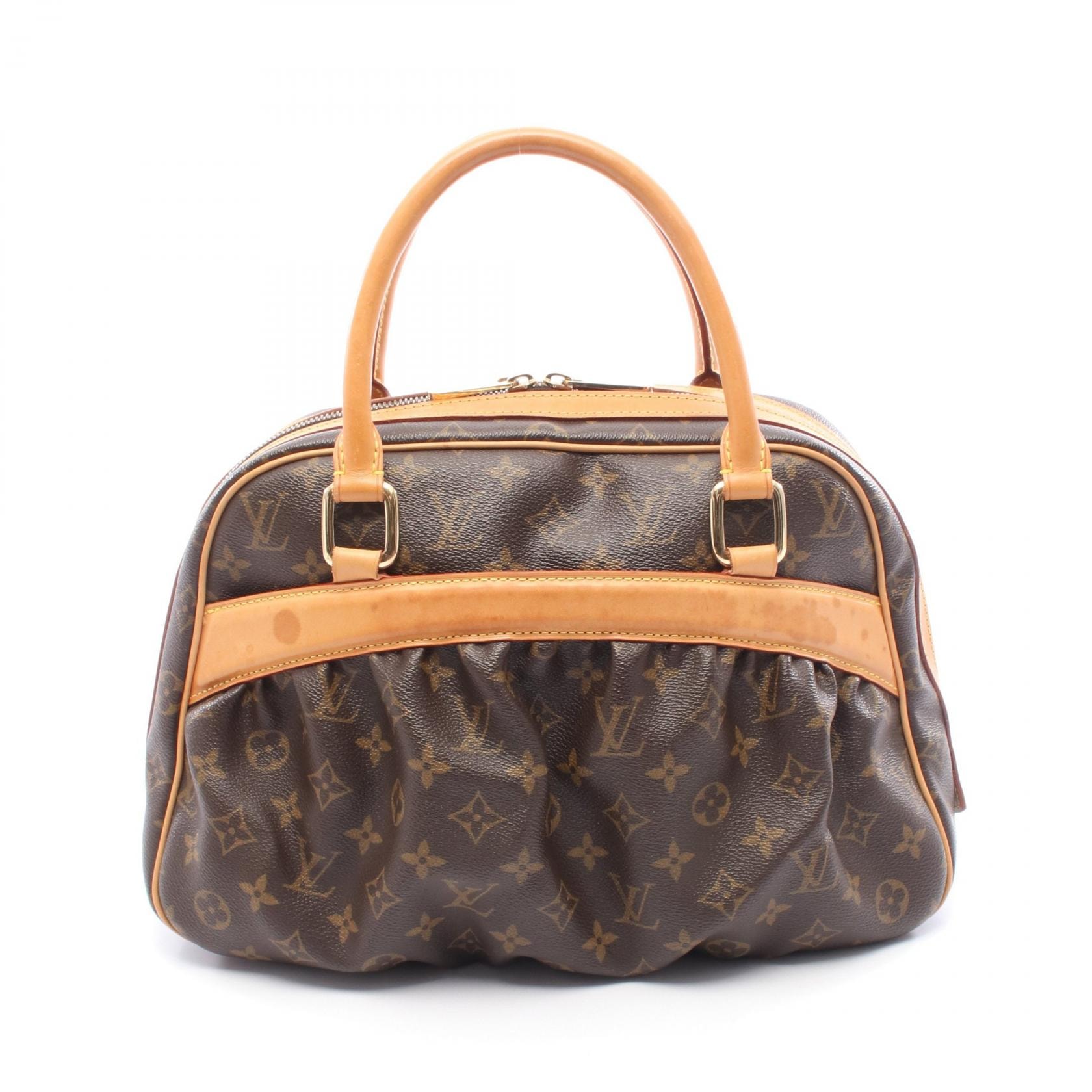 ルイ・ヴィトン LOUIS VUITTON ミツィ ハンドバッグ バッグ PVCコーティングキャンバス レザー モノグラム レディース ブラウン系 M40058 【中古】