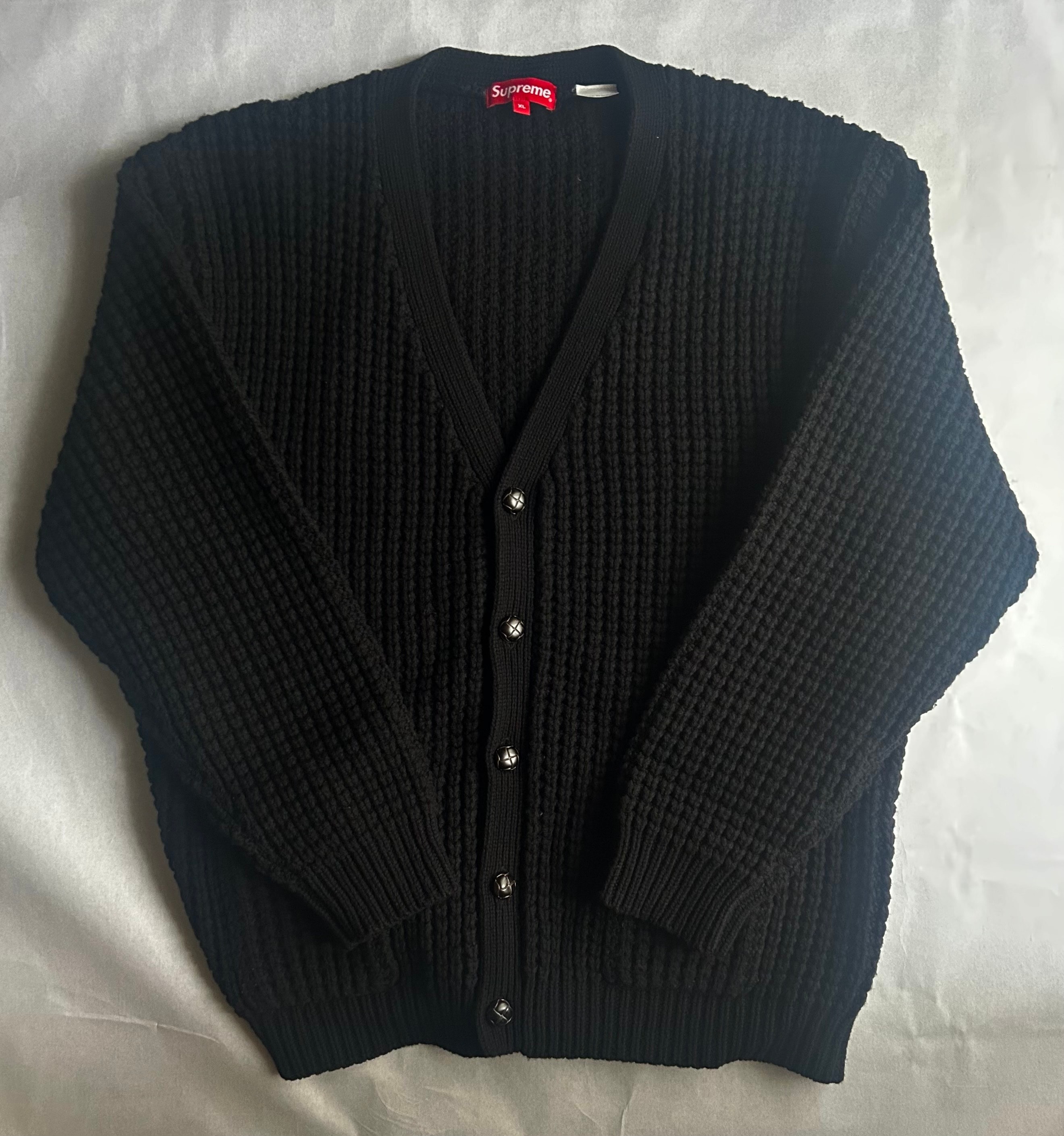 Supreme ブラック カーディガン XL Supreme ブラック カーディガン XL
