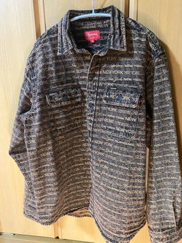 Supreme Multi Type Jacquard Denim Shirt