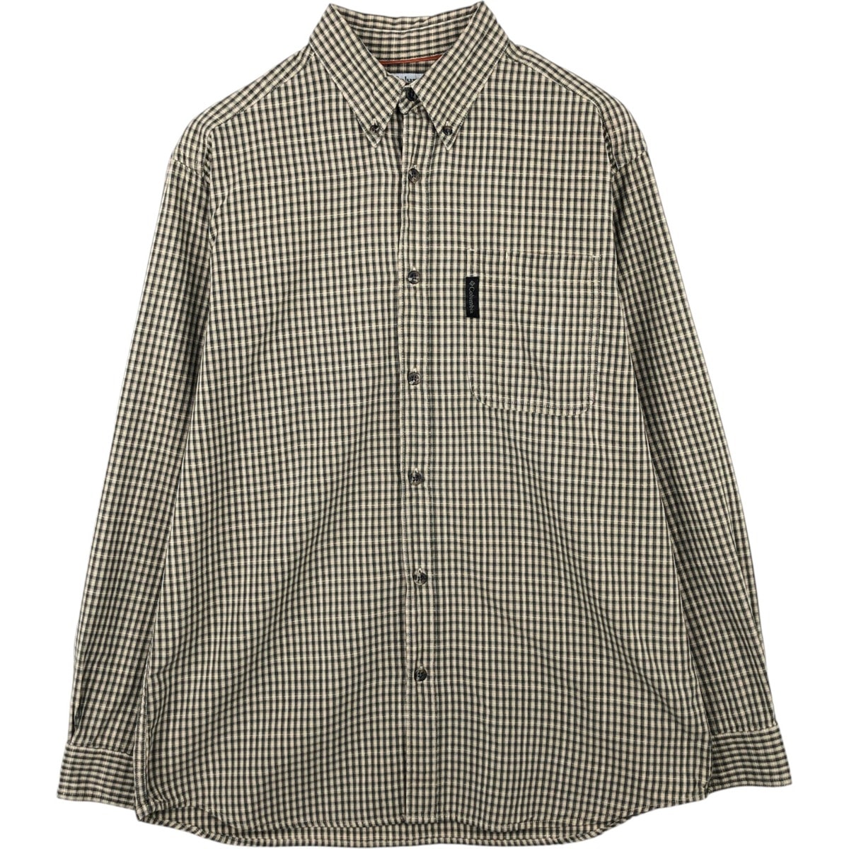 古着 00年代 コロンビア Columbia 長袖 ボタンダウンチェックシャツ メンズM相当/eaa622274