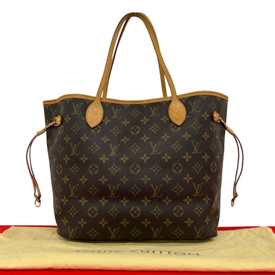 LOUIS VUITTON ルイヴィトン ネヴァーフル PM モノグラム ロゴ 柄 レザー PVC トートバッグ ブラウン
38161