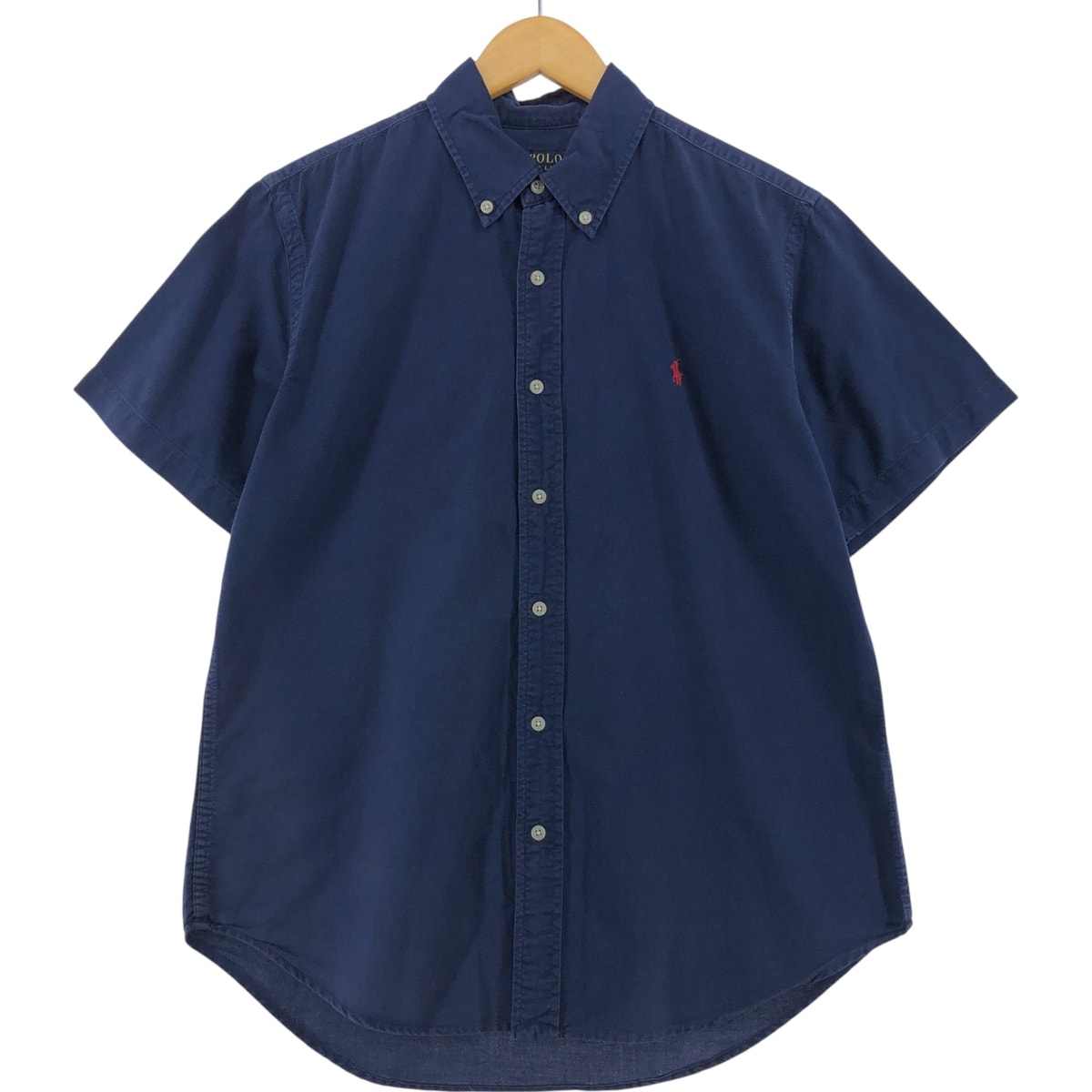 古着 ラルフローレン Ralph Lauren POLO RALPH LAUREN 半袖 ボタンダウンシャツ メンズL相当/eaa537789