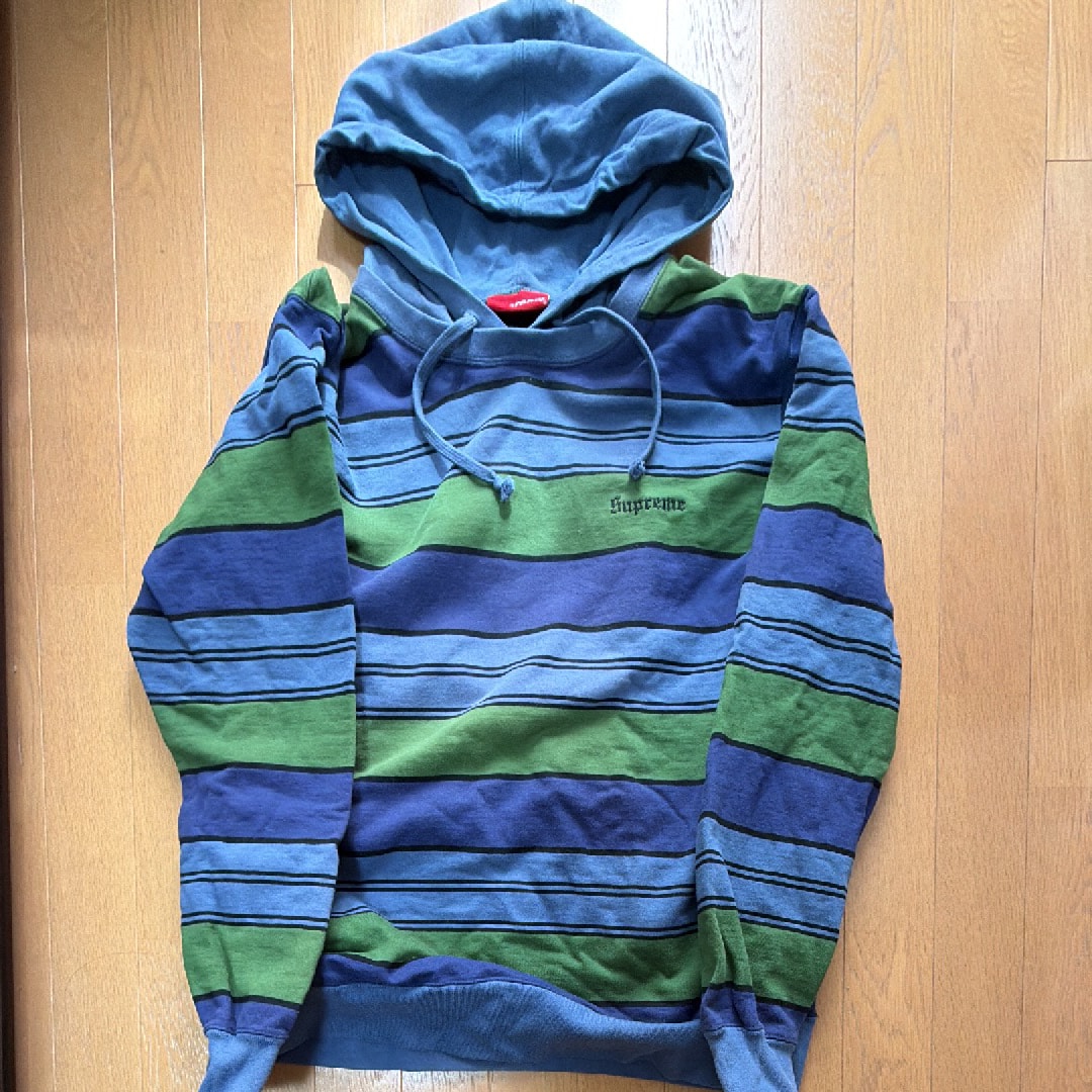 SUPREME ボーダー パーカー