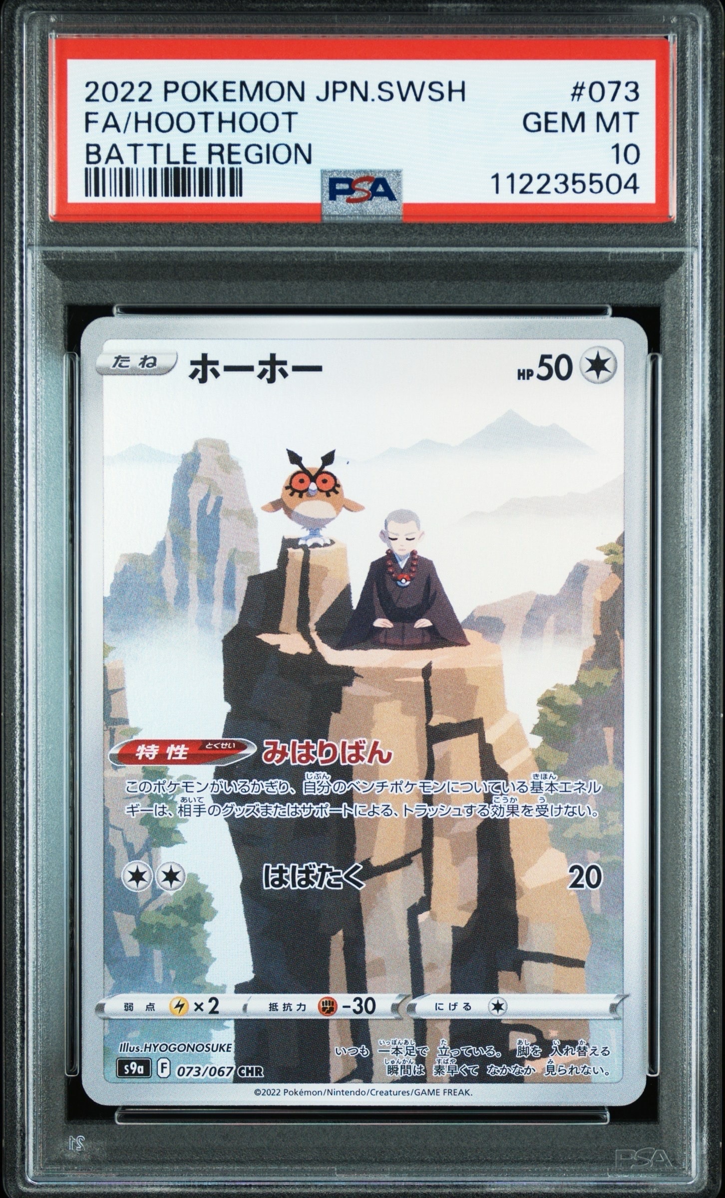 ホーホー CHR[s9a 073/067](強化拡張パック「バトルリージョン」)