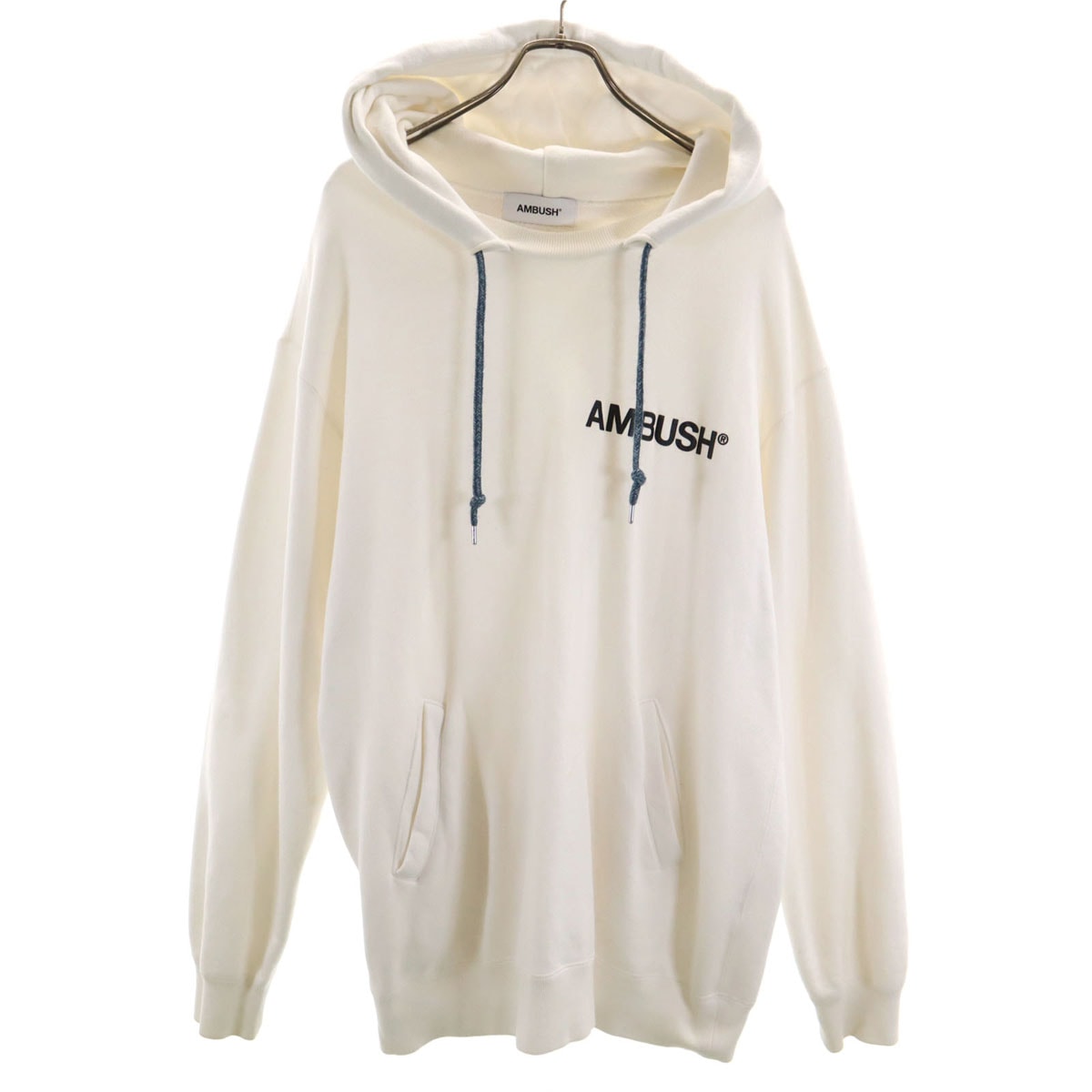 AMBUSH アンブッシュ 日本製 長袖 スウェットパーカー 3 ホワイト
