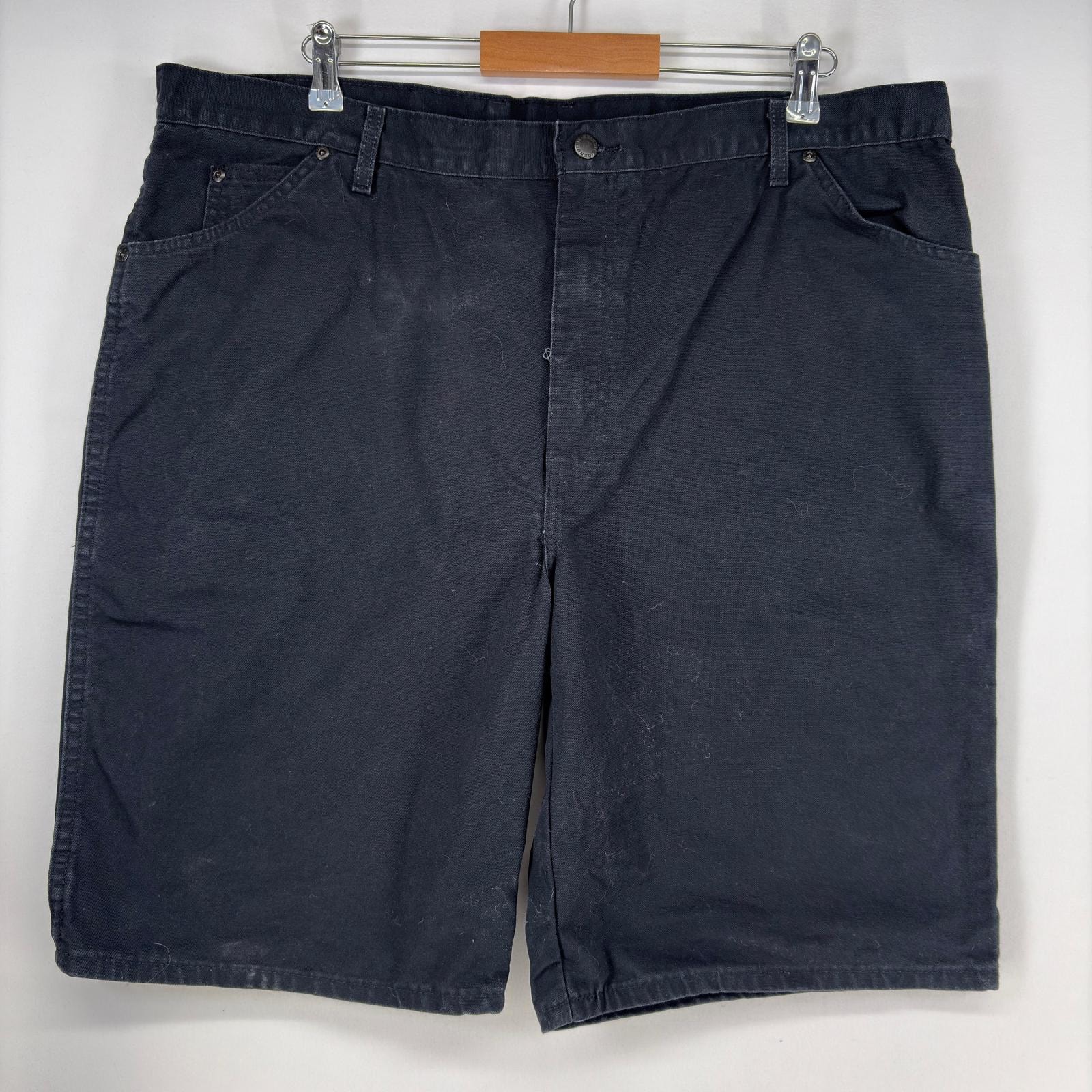 古着 ディッキーズ Dickies ダック ショートパンツ ペインター ワーク ハーフパンツ 大きいサイズ 作業着 w40 ブラック メンズ