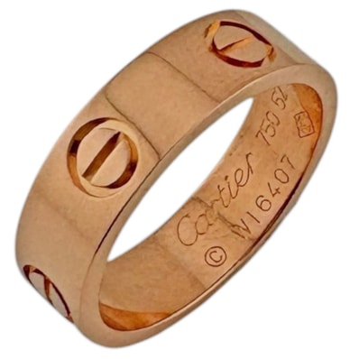 カルティエ ラブ リング 指輪 11.5号 18金 K18ピンクゴールド レディース CARTIER 中古