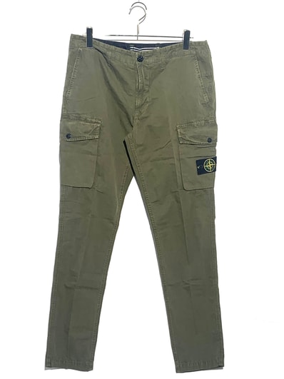 Stone Island 318WA Old Dye Treatment Cargo Pants - 21SS "Olive Green"
