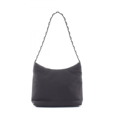 サルヴァトーレフェラガモ Salvatore Ferragamo ヴァラ ショルダーバッグ バッグ キャンバス レディース ブラック系 21 8801 【中古】