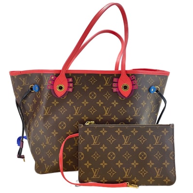 ヴィトン LV モノグラム・トーテム ネヴァーフル MM トートバッグ【中古】