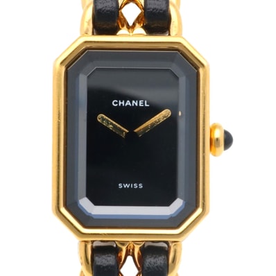 シャネル プルミエール S 腕時計 時計 GP H0001 クオーツ レディース 1年保証 CHANEL 中古