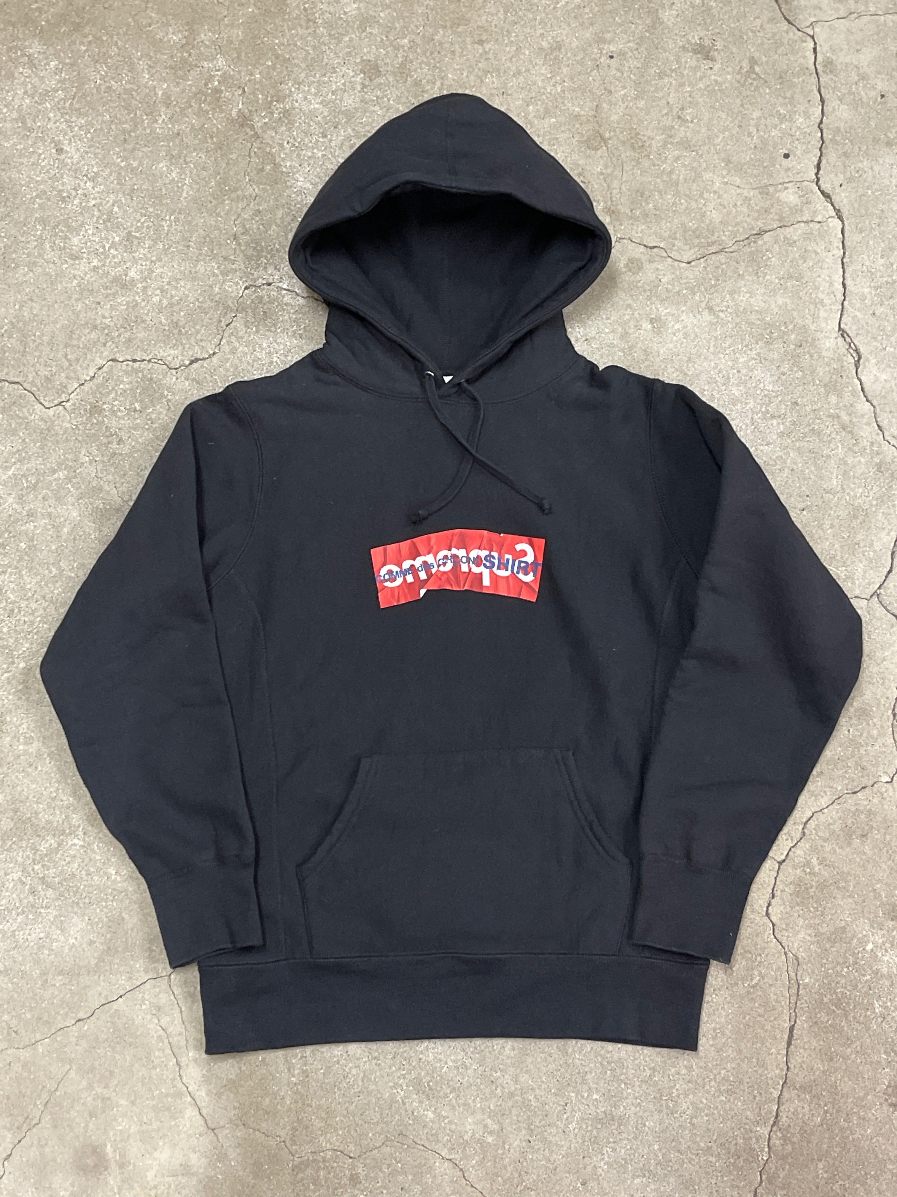 Supreme Comme Des Garcons SHIRT Box Logo Hooded Sweatshirt "Black"