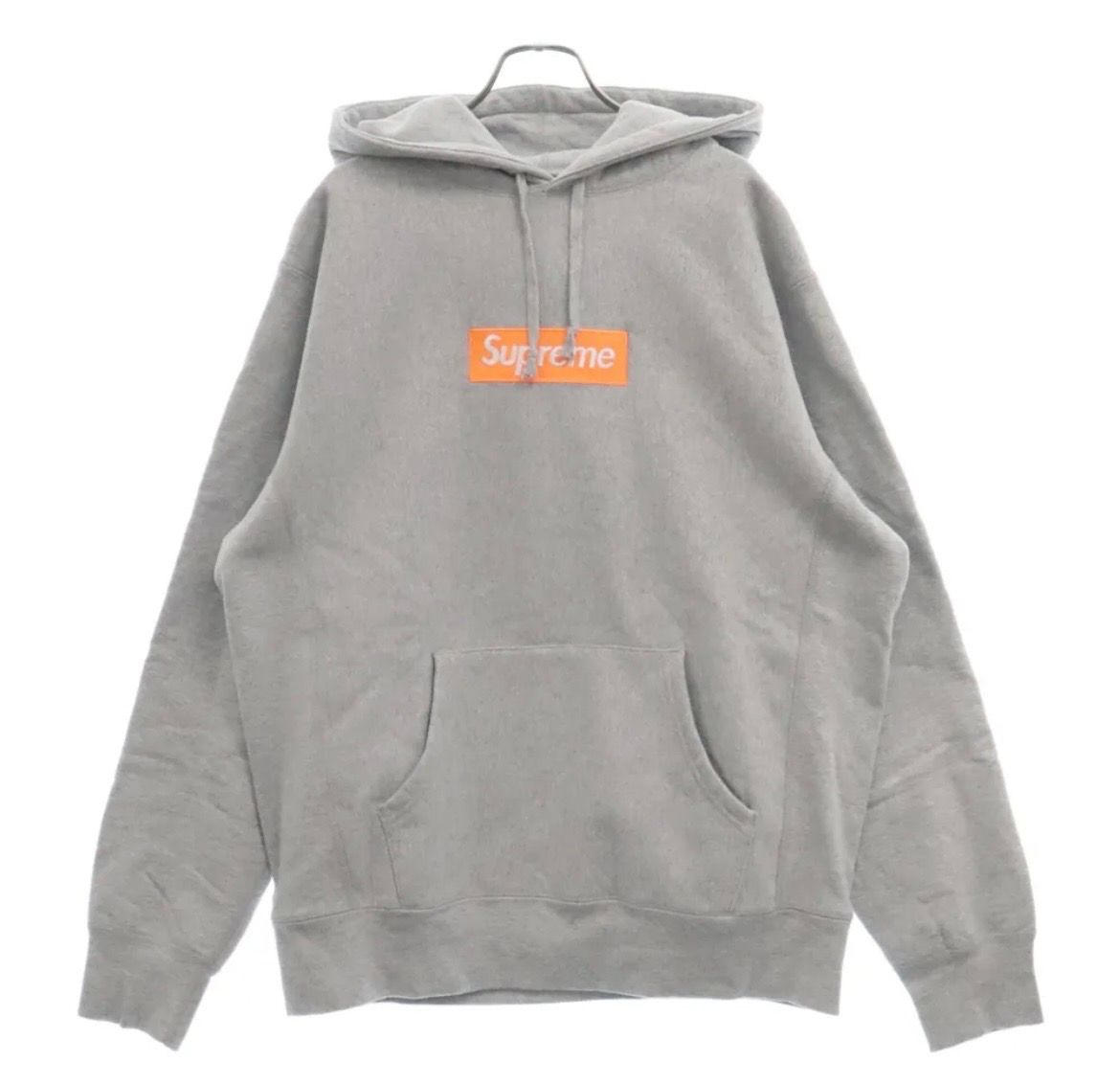 Supreme Box Logo Hooded Sweatshirt "Hether Grey" (17FW)