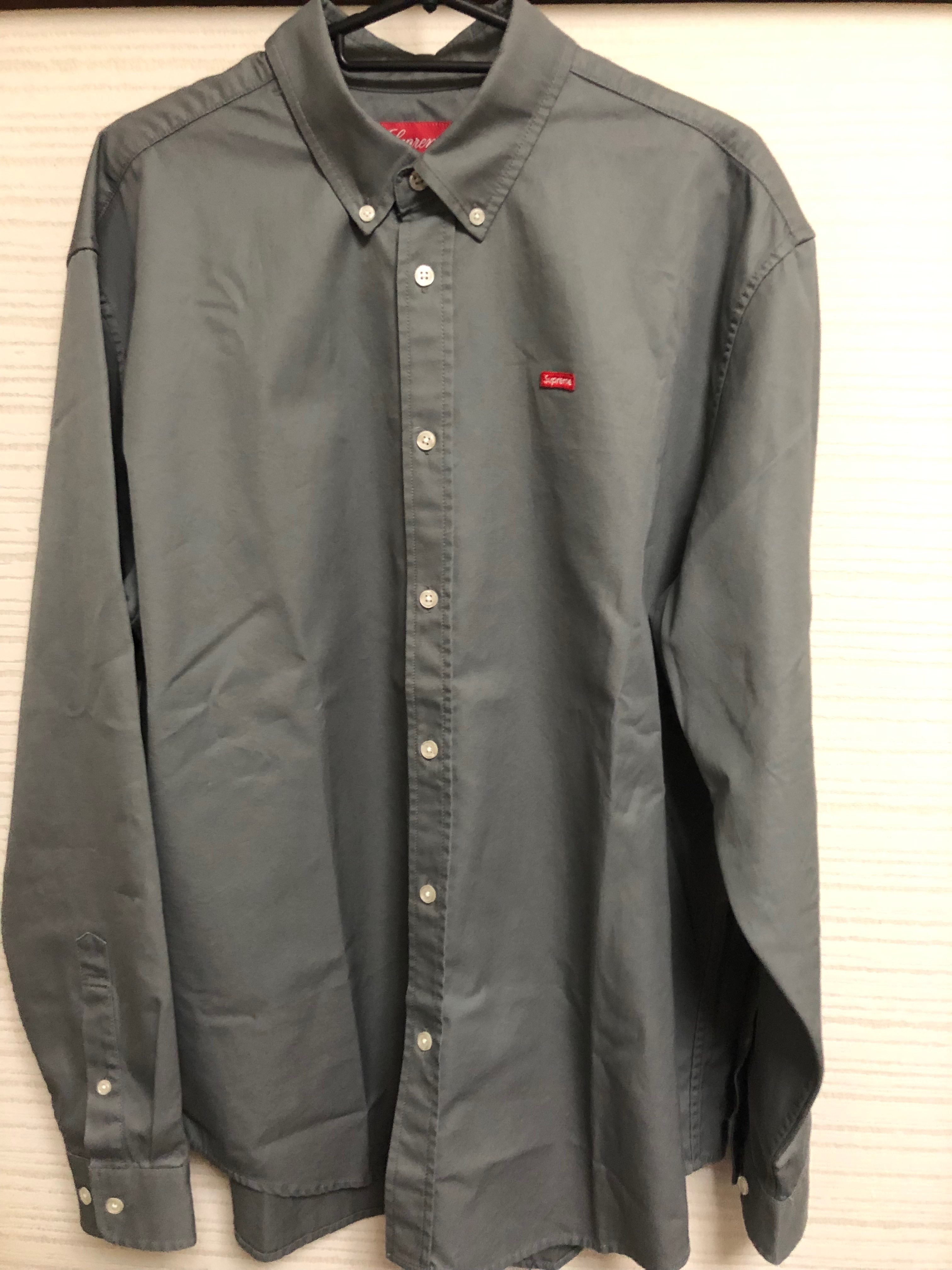 Supreme Small Box Shirt "Grey" (22FW)