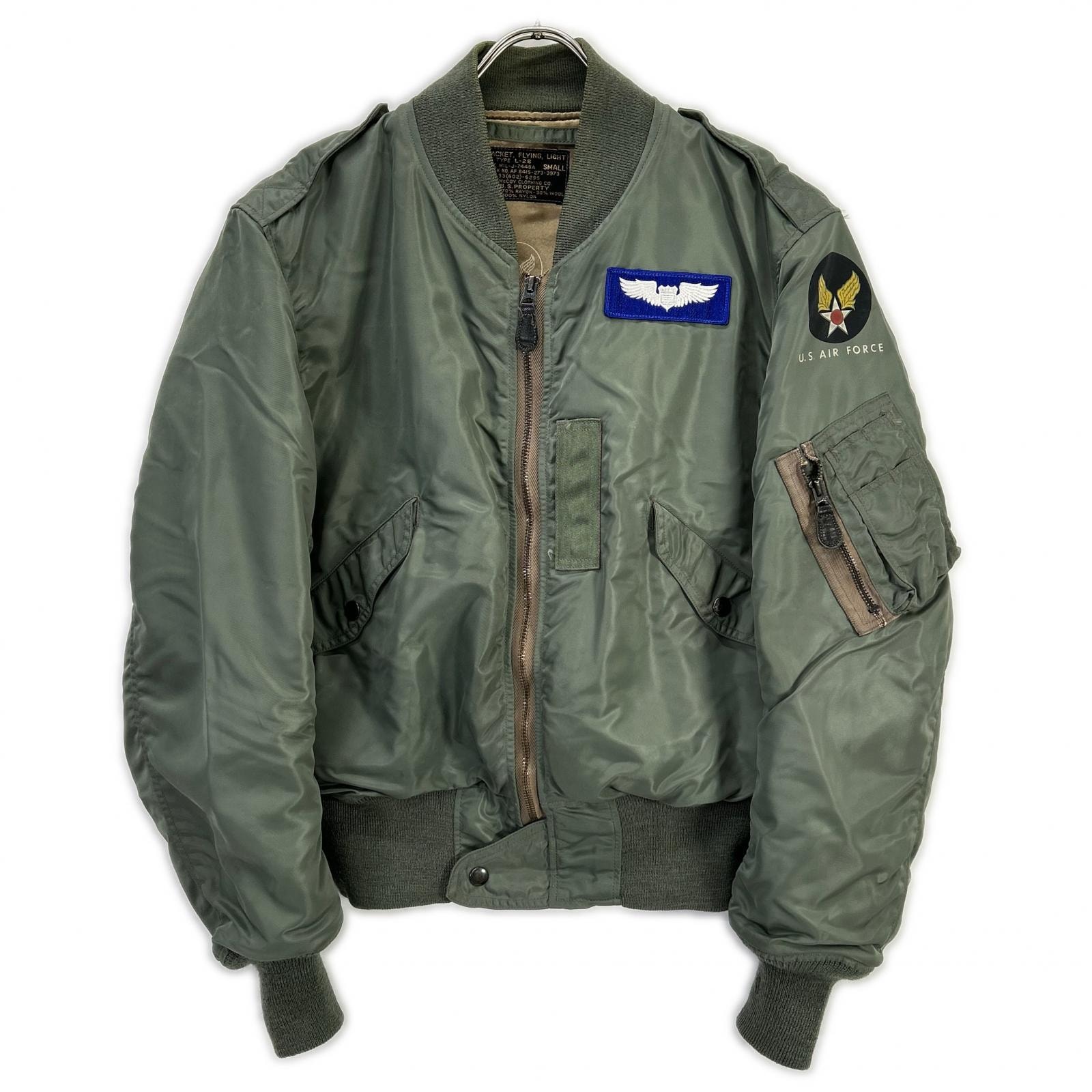 ザリアルマッコイズ MIL-J-7448A 復刻カーキ L-2B フライトジャケット SMALL