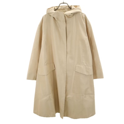 FOXEY BOUTIQUE フォクシー ブティック 日本製 フーデッド コート 38 ベージュ