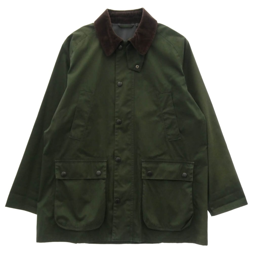 Barbour バブアー ジャケット 2001241 BEDALE TECH CLASSIC FIT 3ワラント ノンワックス ビデイル テック ジャケット モスグリーン系【中古】