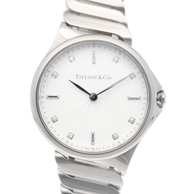 ティファニー メトロ2 腕時計 時計 ステンレススチール 60874794 クオーツ レディース 1年保証 TIFFANY&Co. 中古