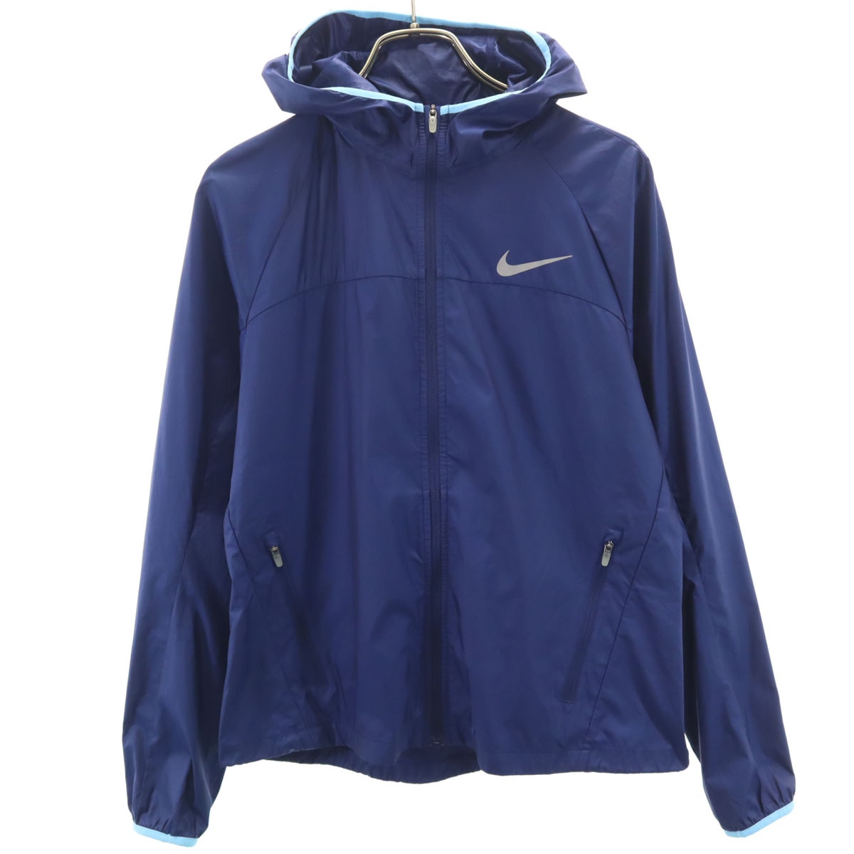 NIKE ナイキ ランニング 長袖 ウインドブレーカー M ネイビー