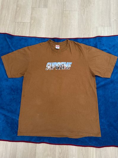 supreme 半袖Tシャツ ブラウン