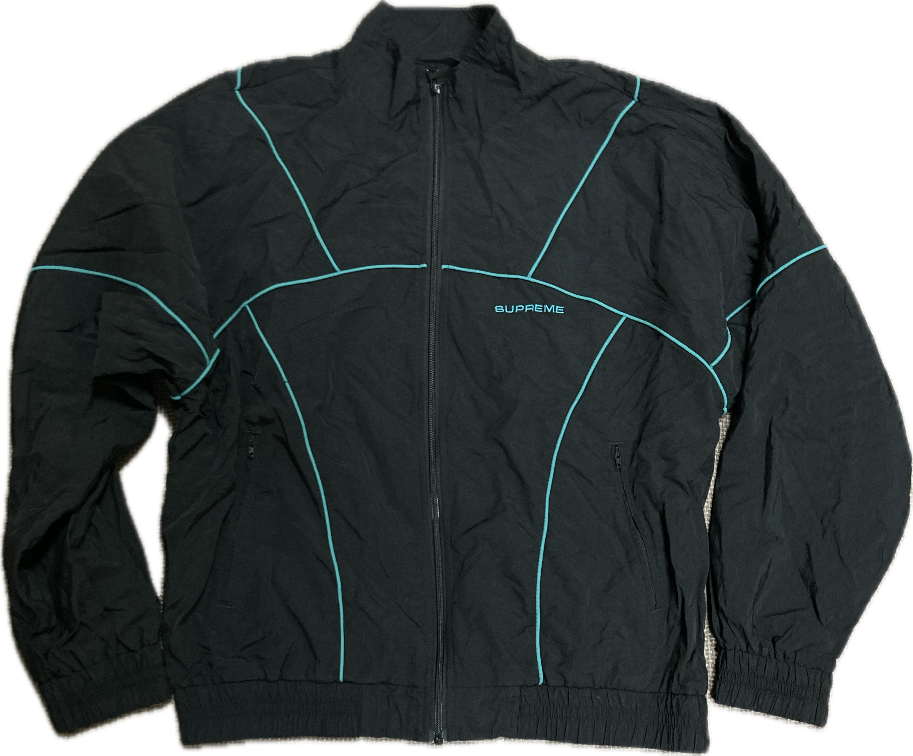 SUPREME シュプリーム 19SS Piping Track Jacket パイピング トラック ジャケット ブラック