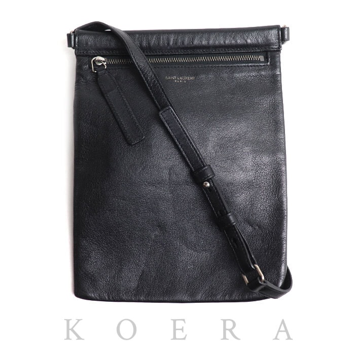 SAINT LAURENT サンローラン ショルダーバッグ ブラック 581697 1GE0E 1000 ユニセックス【中古】