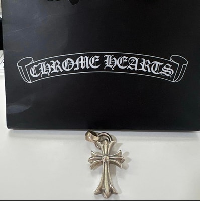 Chrome Hearts CH Cross Small W Bale "Silver"