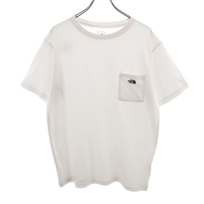 THE NORTH FACE ザノースフェイス 半袖 Tシャツ XL ホワイト ポケT アウトドア NT32003X