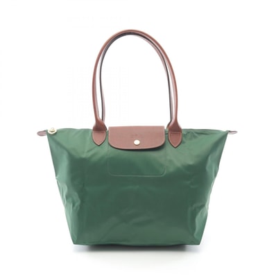 ロンシャン Longchamp ル プリアージュ オリジナル L トートバッグ バッグ キャンバス レザー レディース グリーン系 / ブラウン系 L1899089P95 【新品】