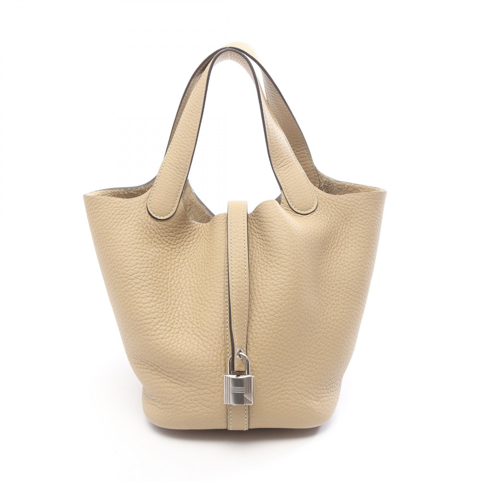 エルメス HERMES ピコタンロックPM トレンチ ハンドバッグ バッグ トリヨンクレマンス トリヨンクレマンス ベージュ K刻印(2025年製造) レディース ベージュ系 【中古】