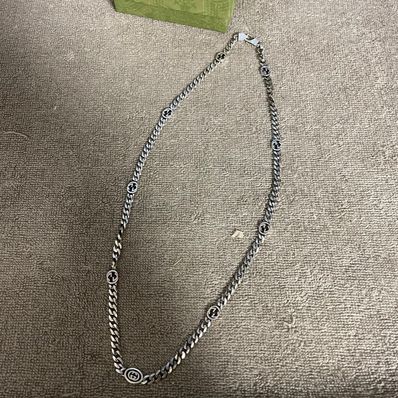GUCCI Thin Interlocking G Necklace