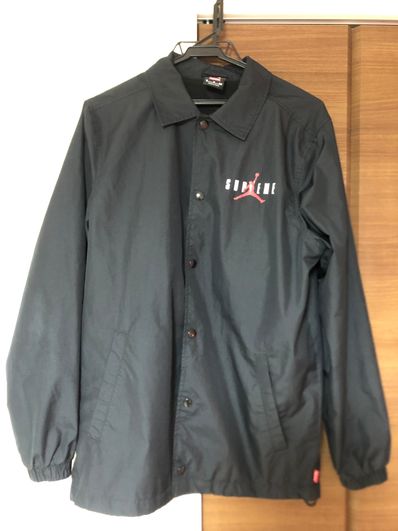 Supreme x Jordan Coaches Jacket "Black"