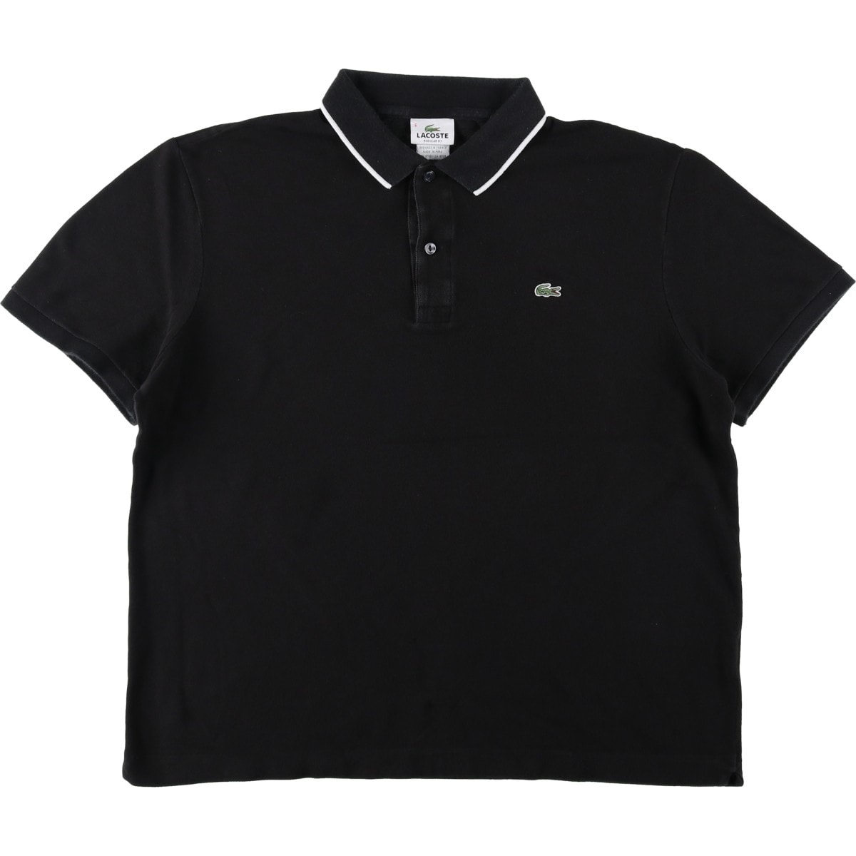 古着 ラコステ LACOSTE フランス企画 REGULAR FIT 半袖 ポロシャツ メンズXL相当/eaa622620