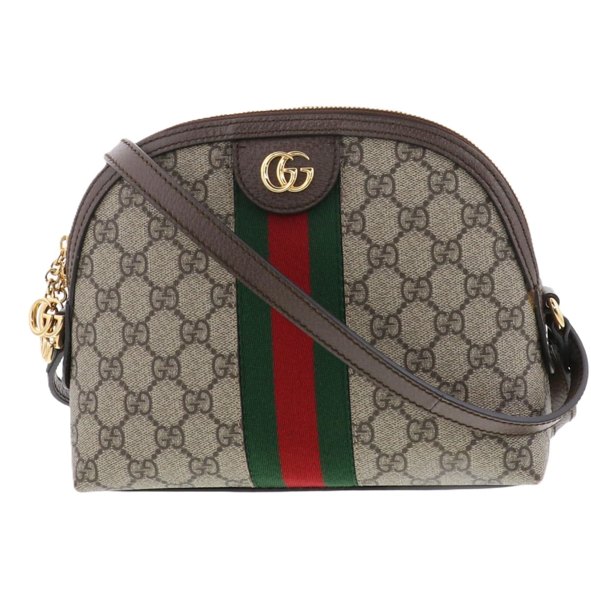 GUCCI グッチ オフィディア GG ショルダーバッグ 499621 GGキャンバス ブラウン レディース【中古】