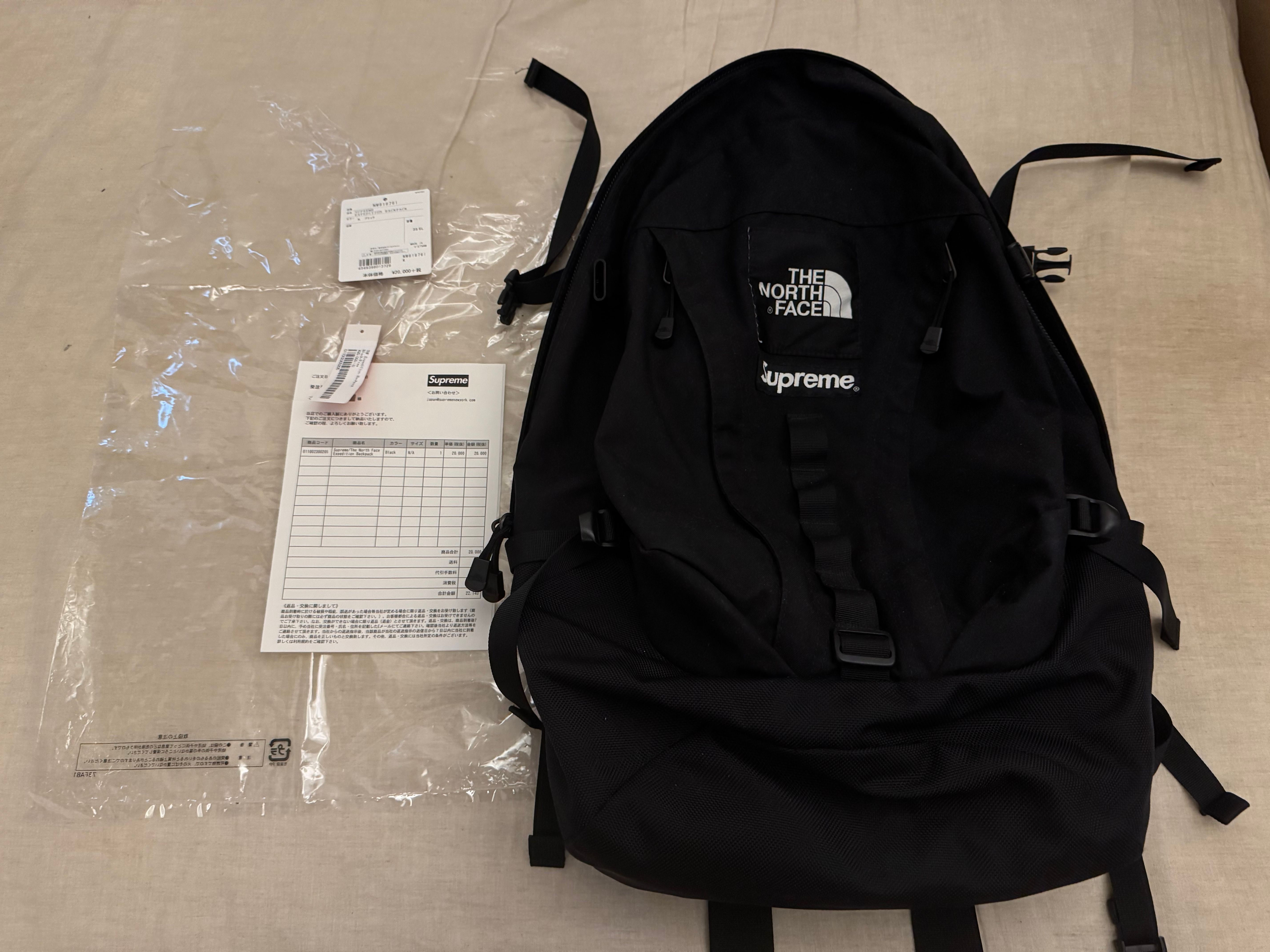 Supreme x The North Face Backpack "Black" NM81876I / NF0A3SE6