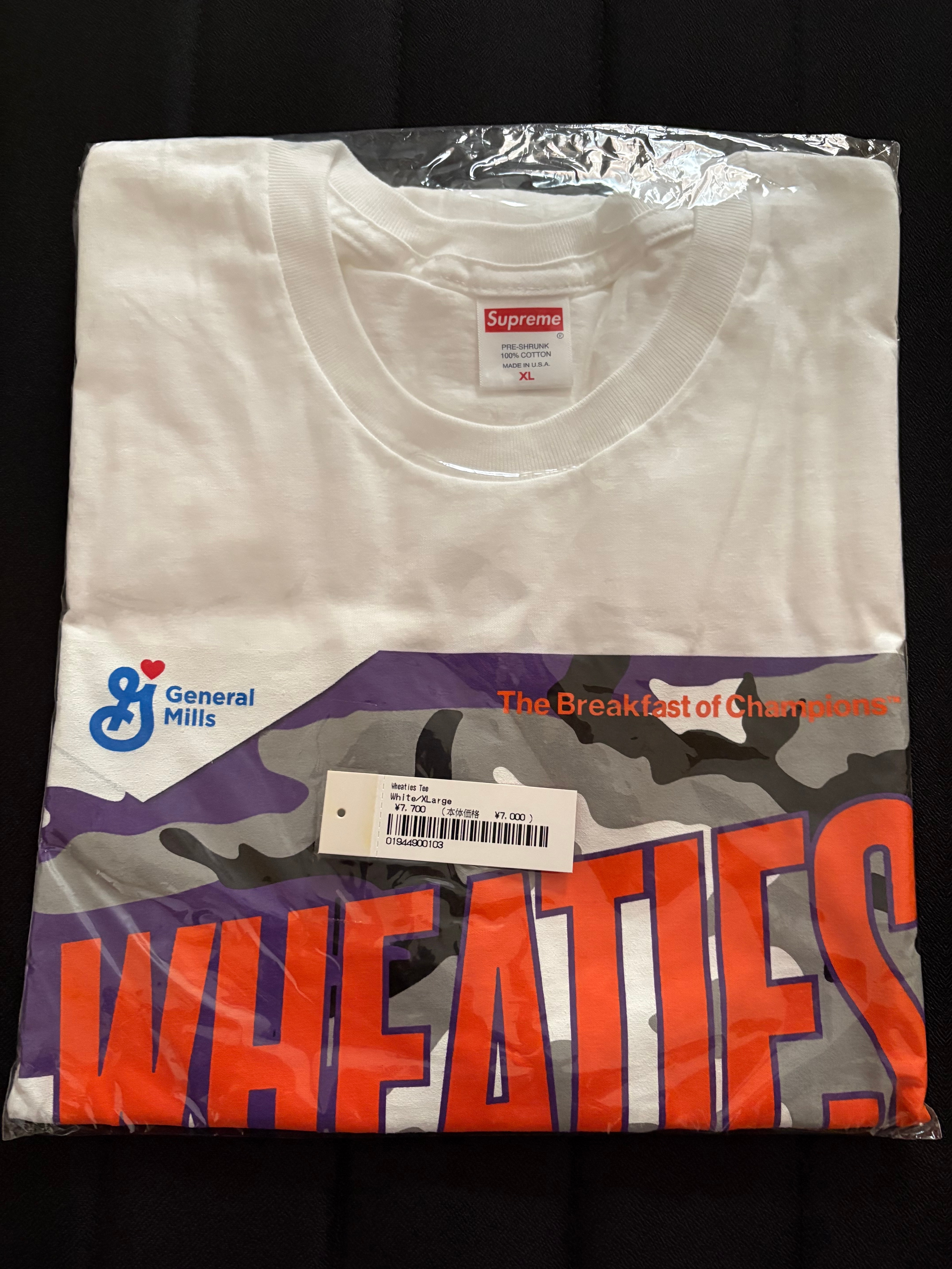 Supreme Wheaties Tee "White"